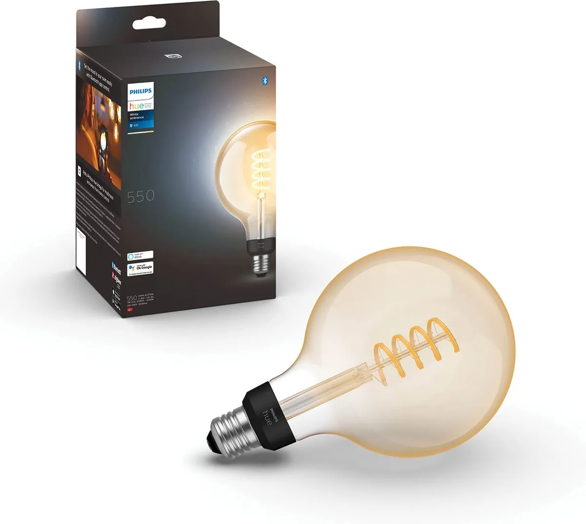 Philips Hue Uitbreidingspakket E27 - 3 Stuks - Goudkleurig - Warm tot Koelwit