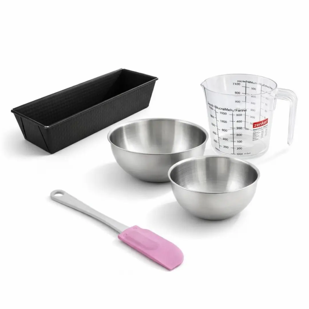 Zenker Bakkerset met Cakevorm 25,5cm - 2 Mengkommen