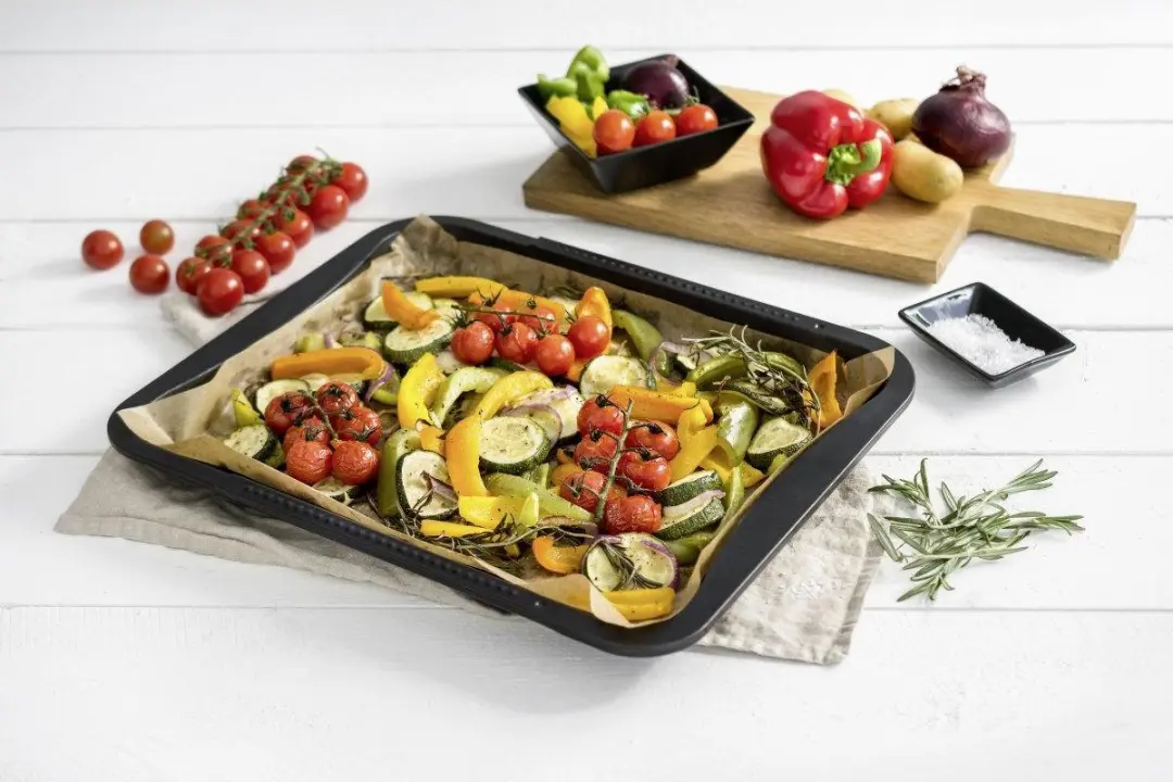Zenker Uitschuifbare Ovenplaat 35-52 x 32cm - Zwart