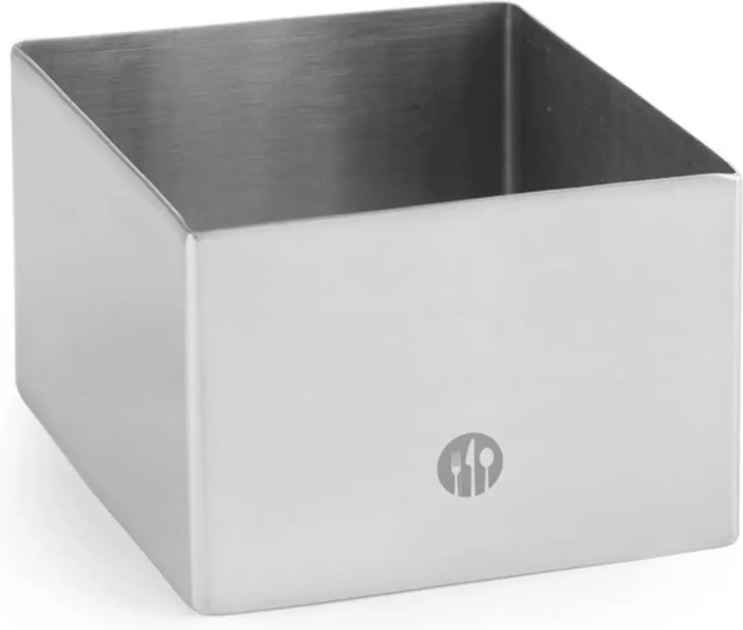HENDI Vierkante Voedselring Duwer 63x63x55mm - RVS