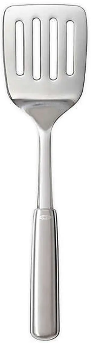 OXO Bakspaan Steel - Zilver/Zwart