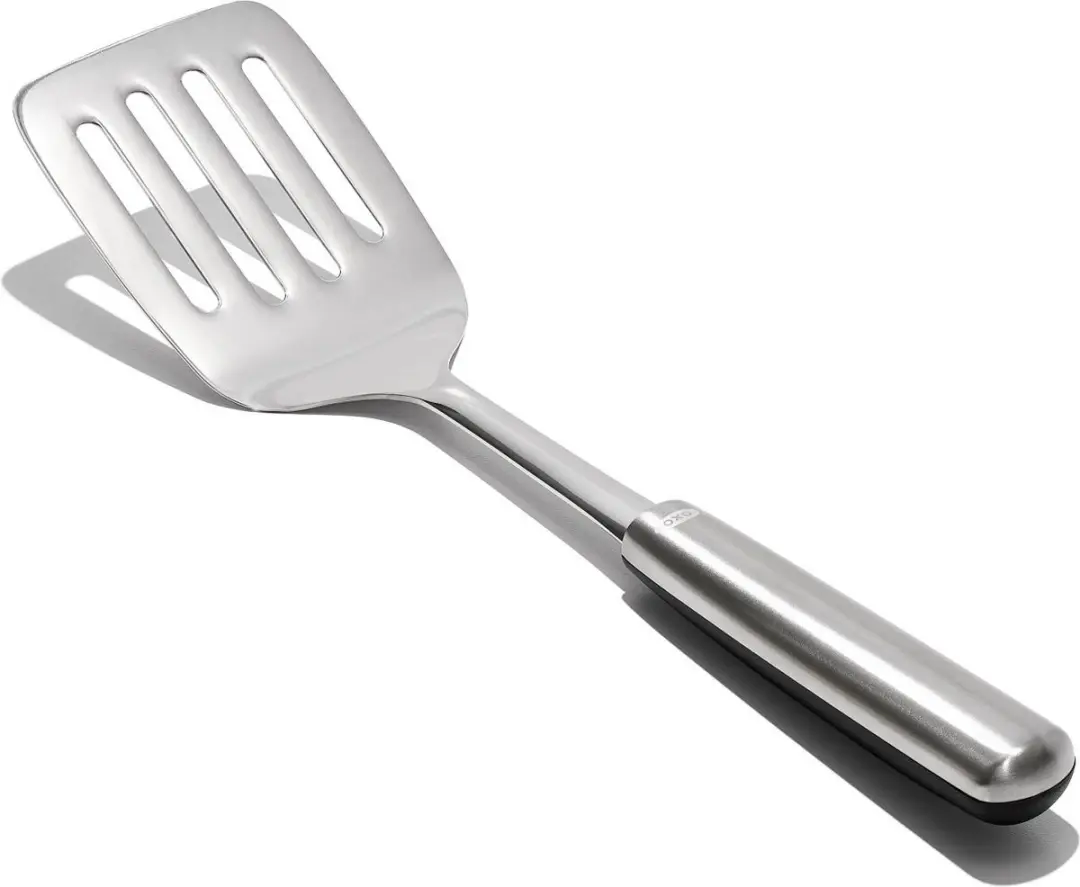 OXO Bakspaan Steel - Zilver/Zwart