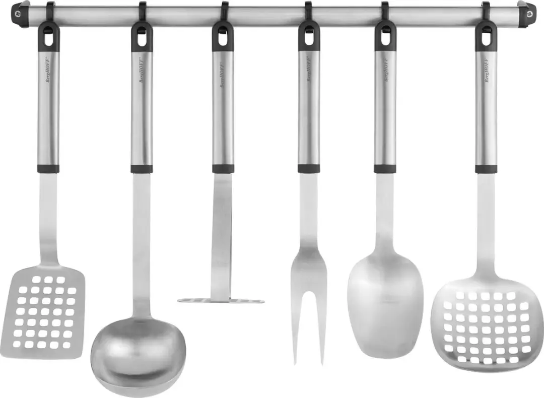 BergHOFF Essentials Keukenhulpset 8-delig - Zwart/Zilver