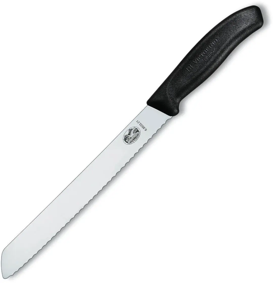 Victorinox Broodmes 21cm - Zwart