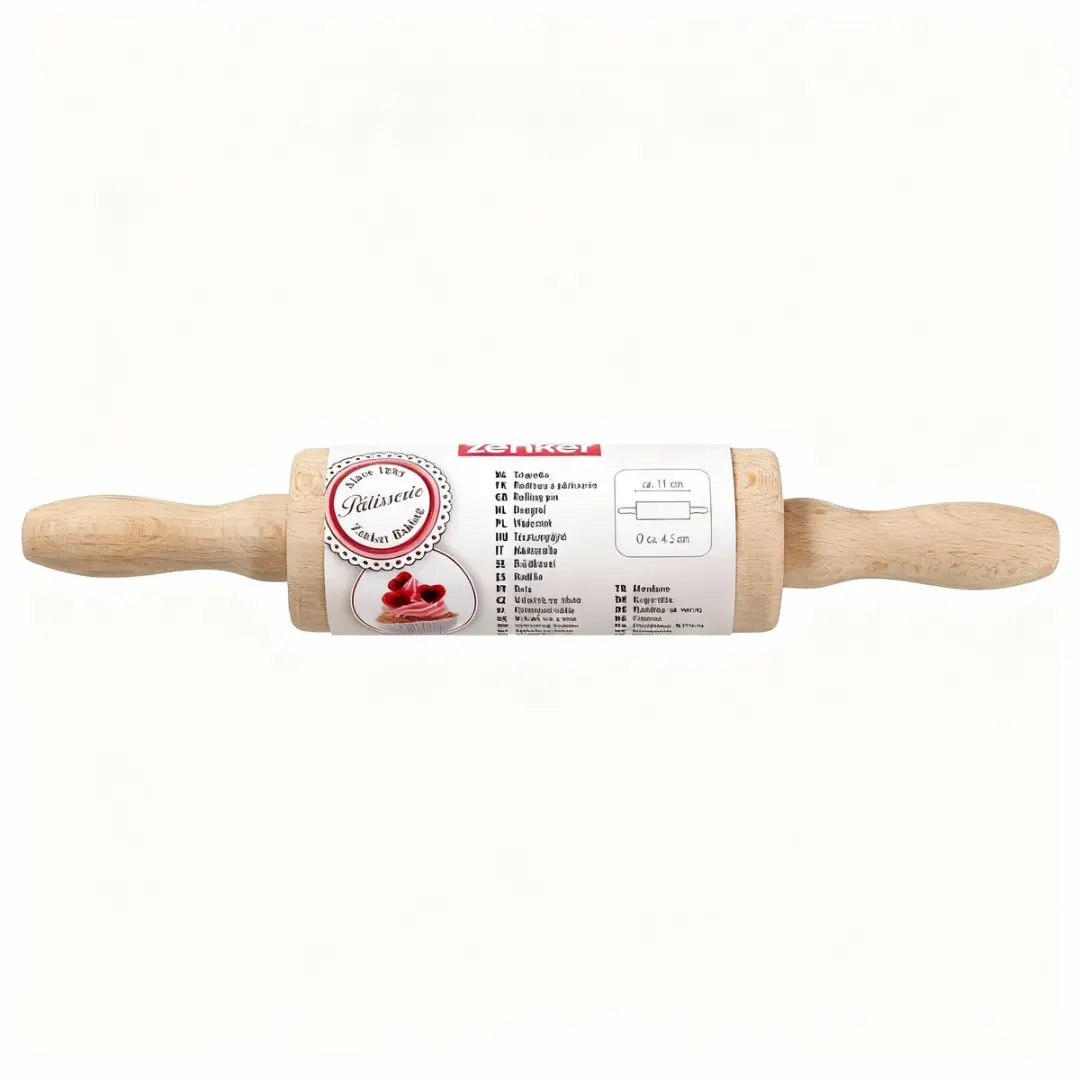 Zenker Mini Houten Deegroller 23cm - Bruin