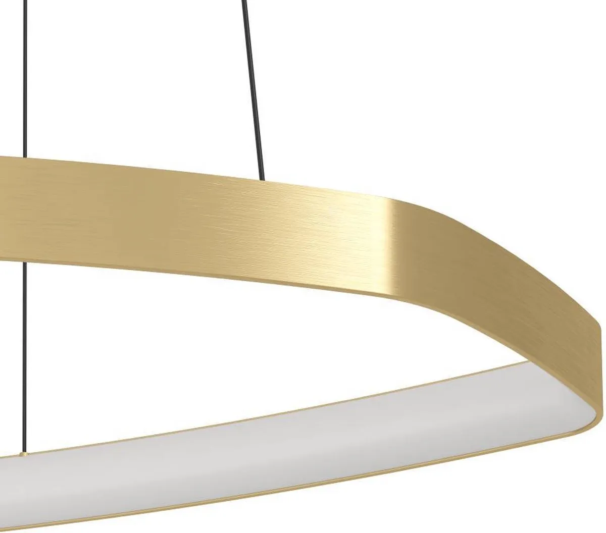 Eglo Vallerosa Hanglamp - Ø58cm Goud/Wit - Dimbaar