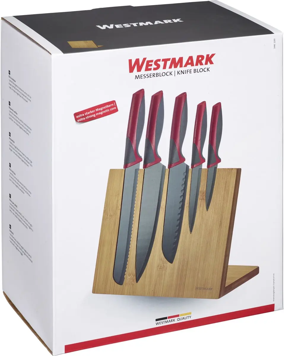 Westmark Messenblok Bamboe Magnetisch 5 Messen - Beige