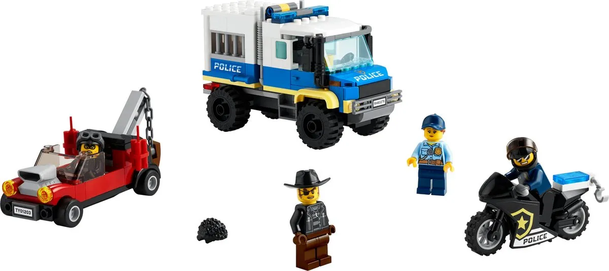 LEGO City Police Prisoner Transport 60276 - 244 Stukken - afbeelding 4 van 6