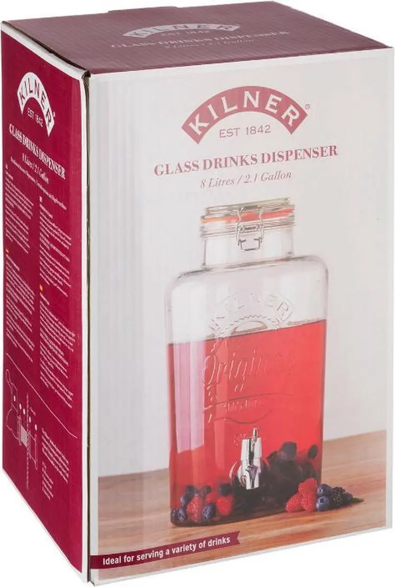 Kilner Drankdispenser 5L - Transparant