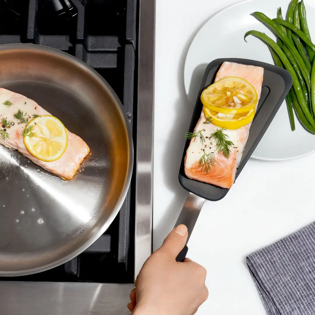 OXO Good Grips Omeletspatel Siliconen 30cm - Zwart