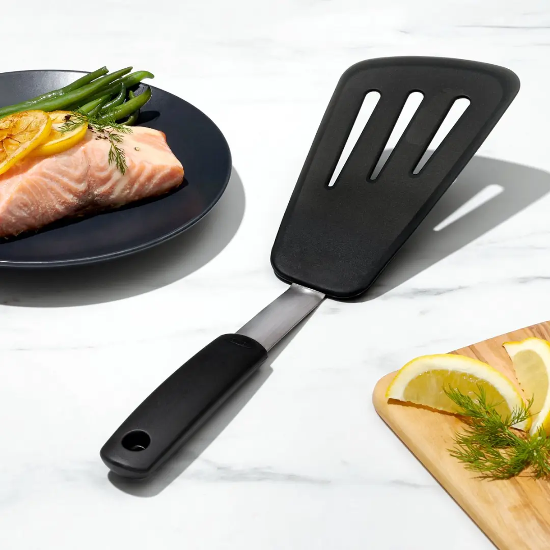 OXO Good Grips Omeletspatel Siliconen 30cm - Zwart