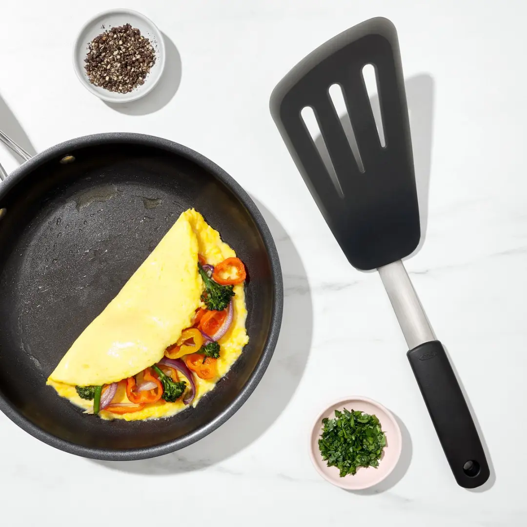 OXO Good Grips Omeletspatel Siliconen 30cm - Zwart