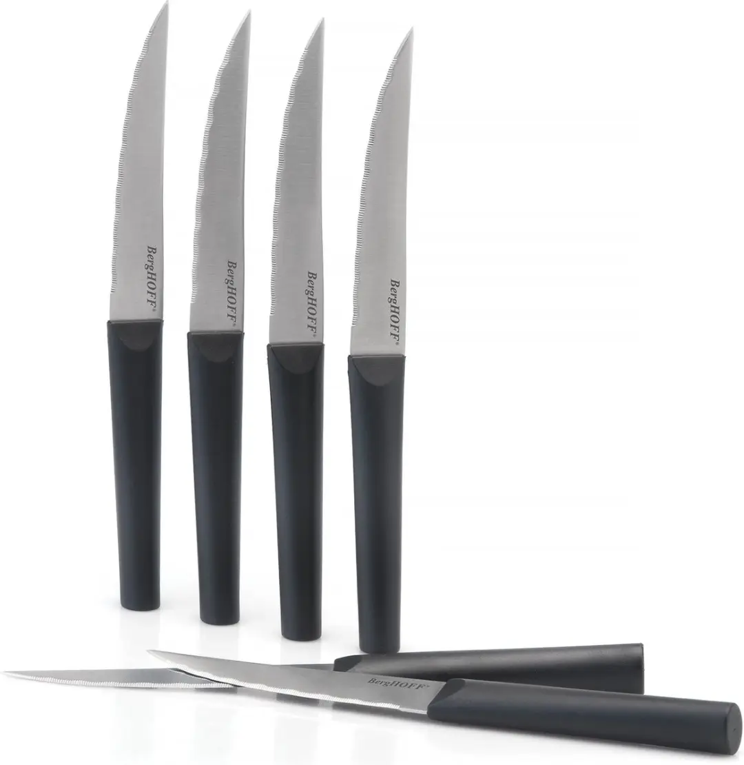 BergHOFF DiNA Matrix Steakmessenset 6-delig - Zwart - afbeelding 6 van 6
