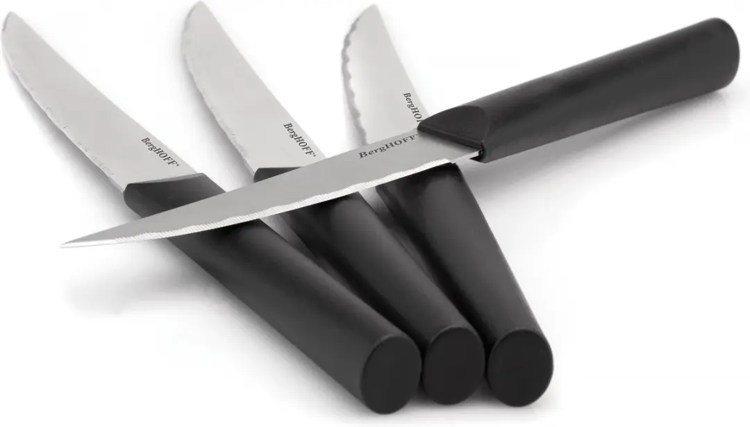 BergHOFF DiNA Matrix Steakmessenset 6-delig - Zwart - afbeelding 2 van 6