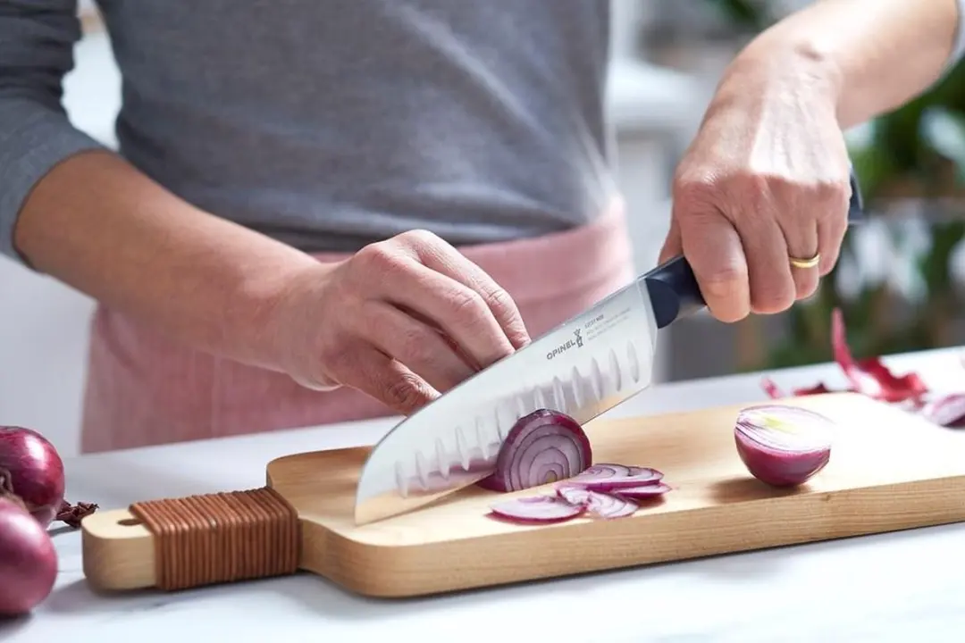 Opinel Intempora N°219 Santokumes 17cm - Blauw