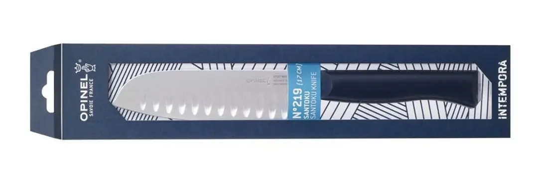 Opinel Intempora N°219 Santokumes 17cm - Blauw
