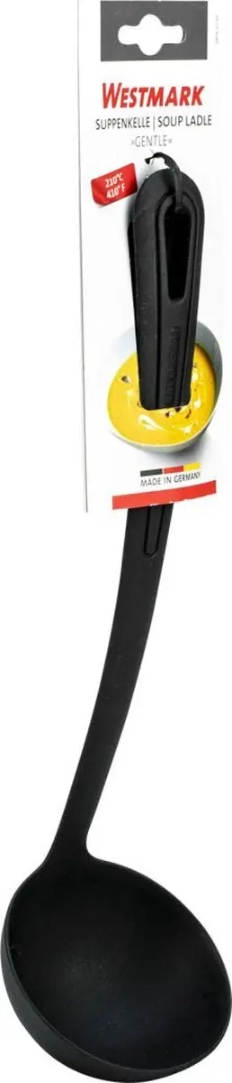 Westmark Soeplepel 31,5cm Gentle - Zwart