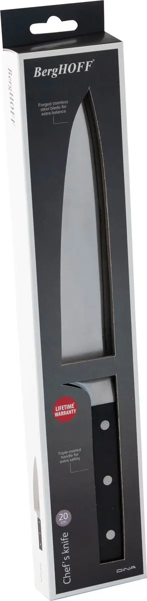BergHOFF DiNA Koksmes 20cm - Zwart