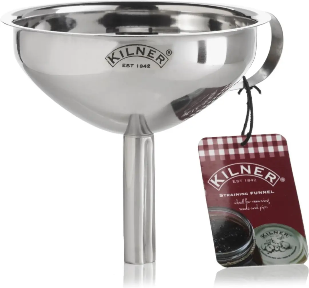 Kilner Trechter met Zeef - Zilver