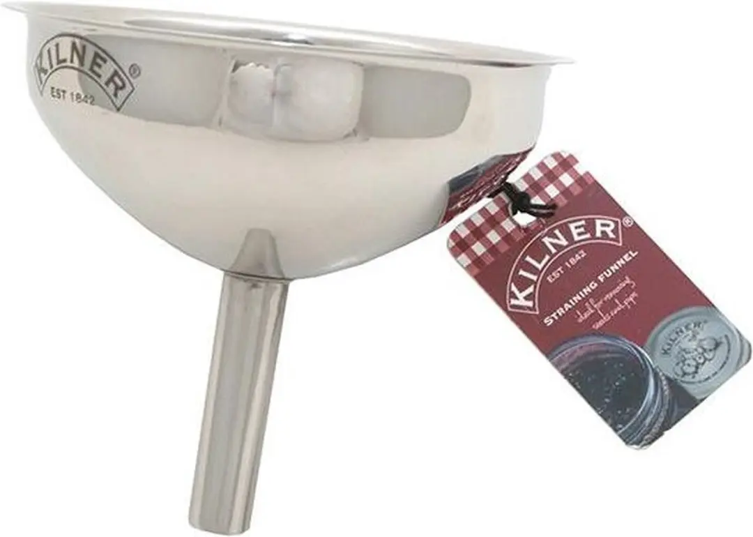 Kilner Trechter met Zeef - Zilver