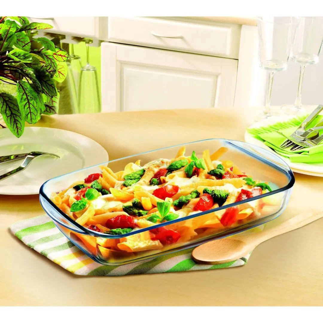 PYREX Optimum Ovenschalenset 3 Stuks - 2,1/2,9/3,8L Transparant