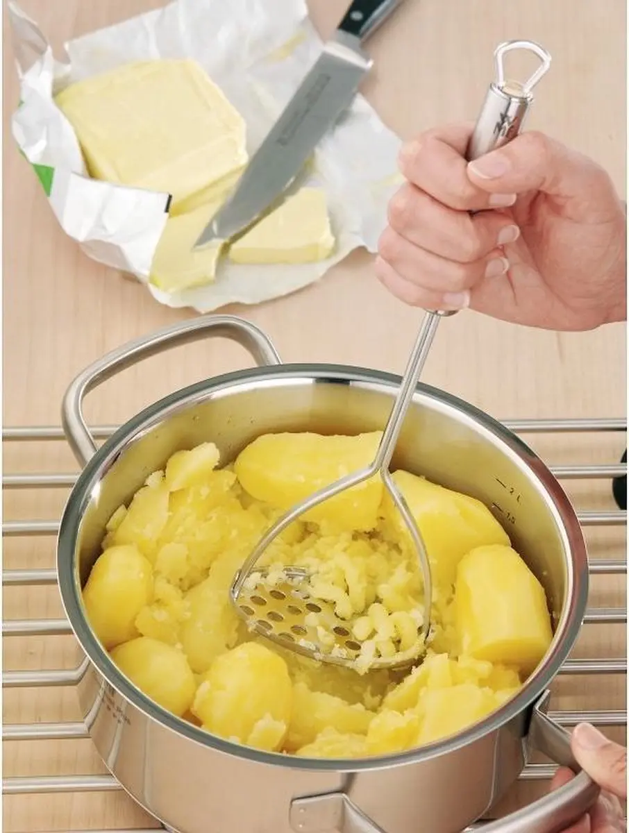WMF Profi Plus Pureestamper Aardappelstamper RVS - Zilver