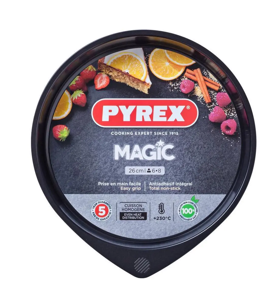 PYREX Magic Bakvorm 30cm - Zwart