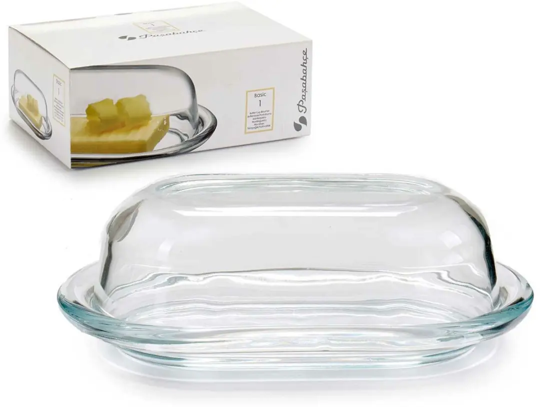 Pasabahce Glazen Botervloot 0.6L - Transparant