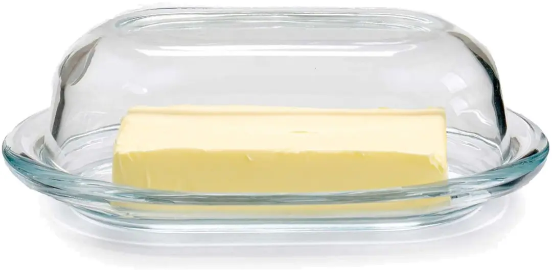 Pasabahce Glazen Botervloot 0.6L - Transparant
