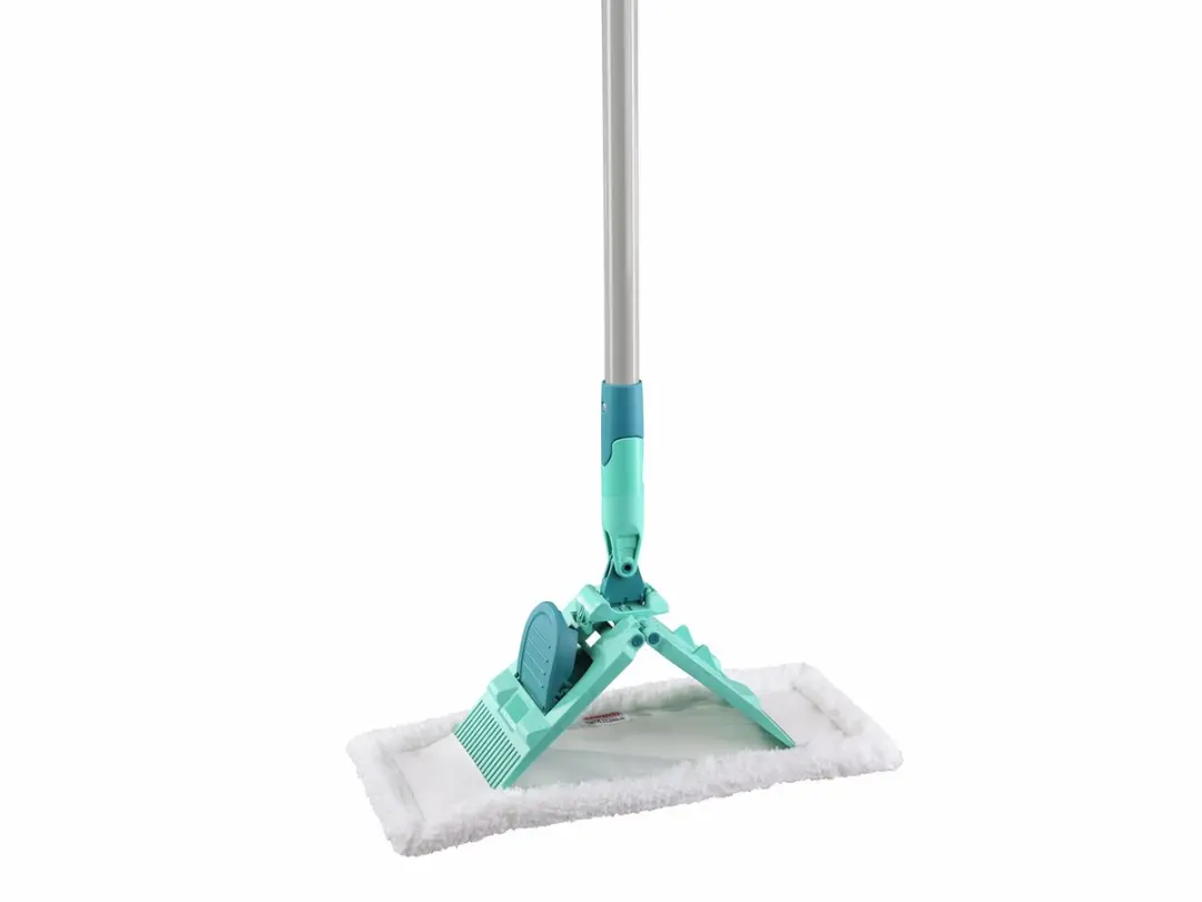 Leifheit Super Duster Vloerreiniger 33cm - Starterset met wasbare doek - Turqoise