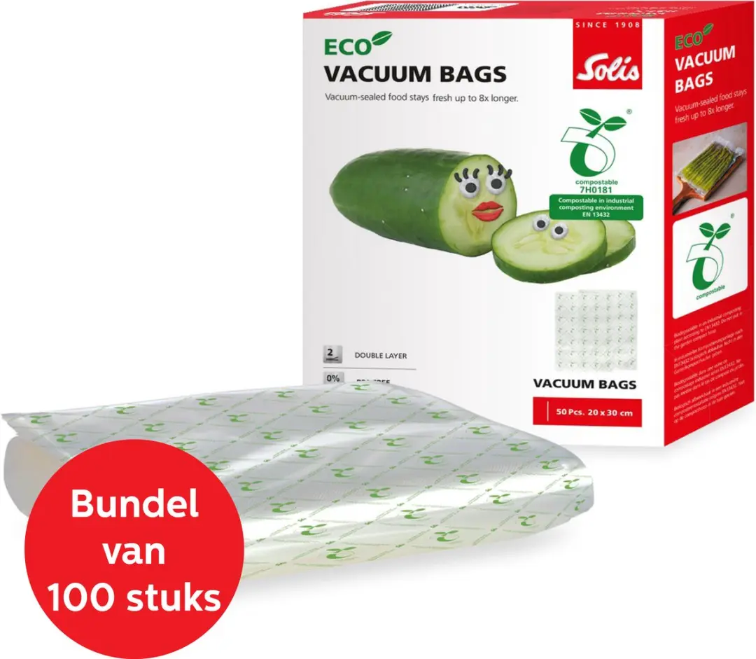 Solis 923.10 Vacuümzakken 100 Stuks