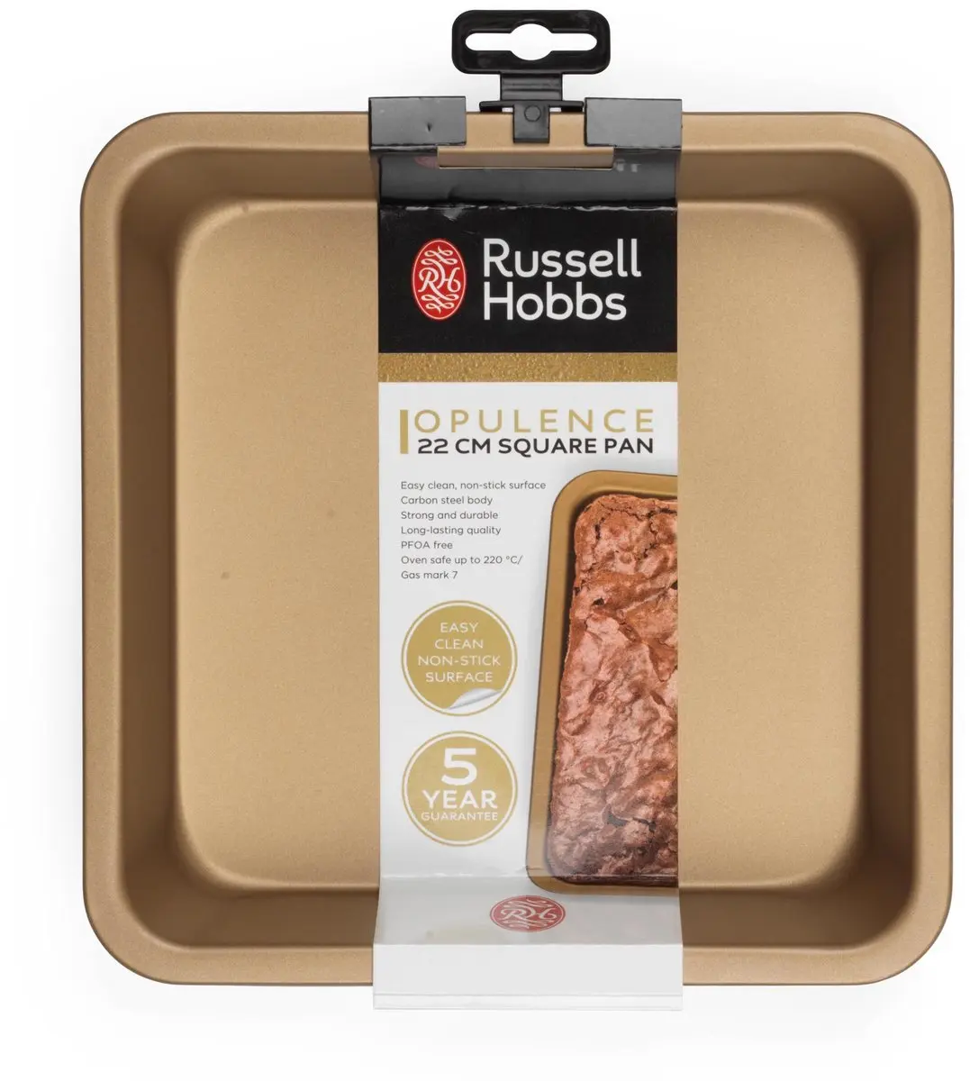 Russell Hobbs Opulence Vierkante Pan 22cm - Goud