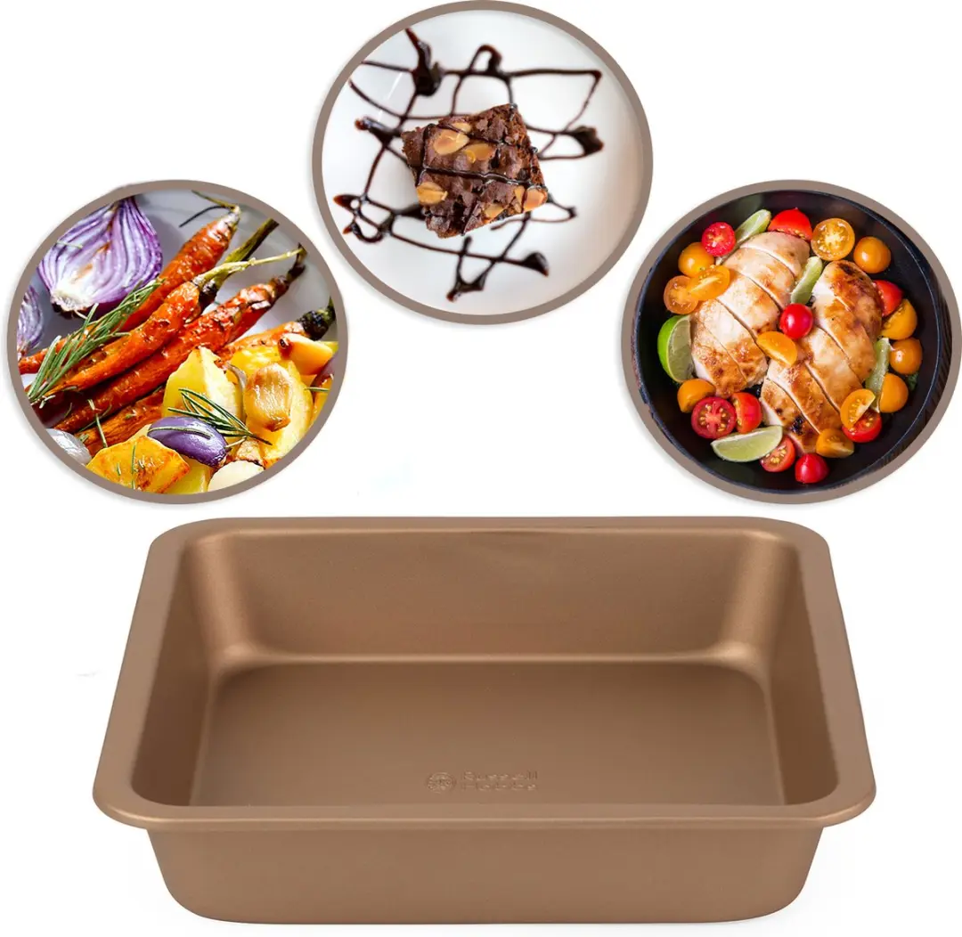 Russell Hobbs Opulence Vierkante Pan 22cm - Goud