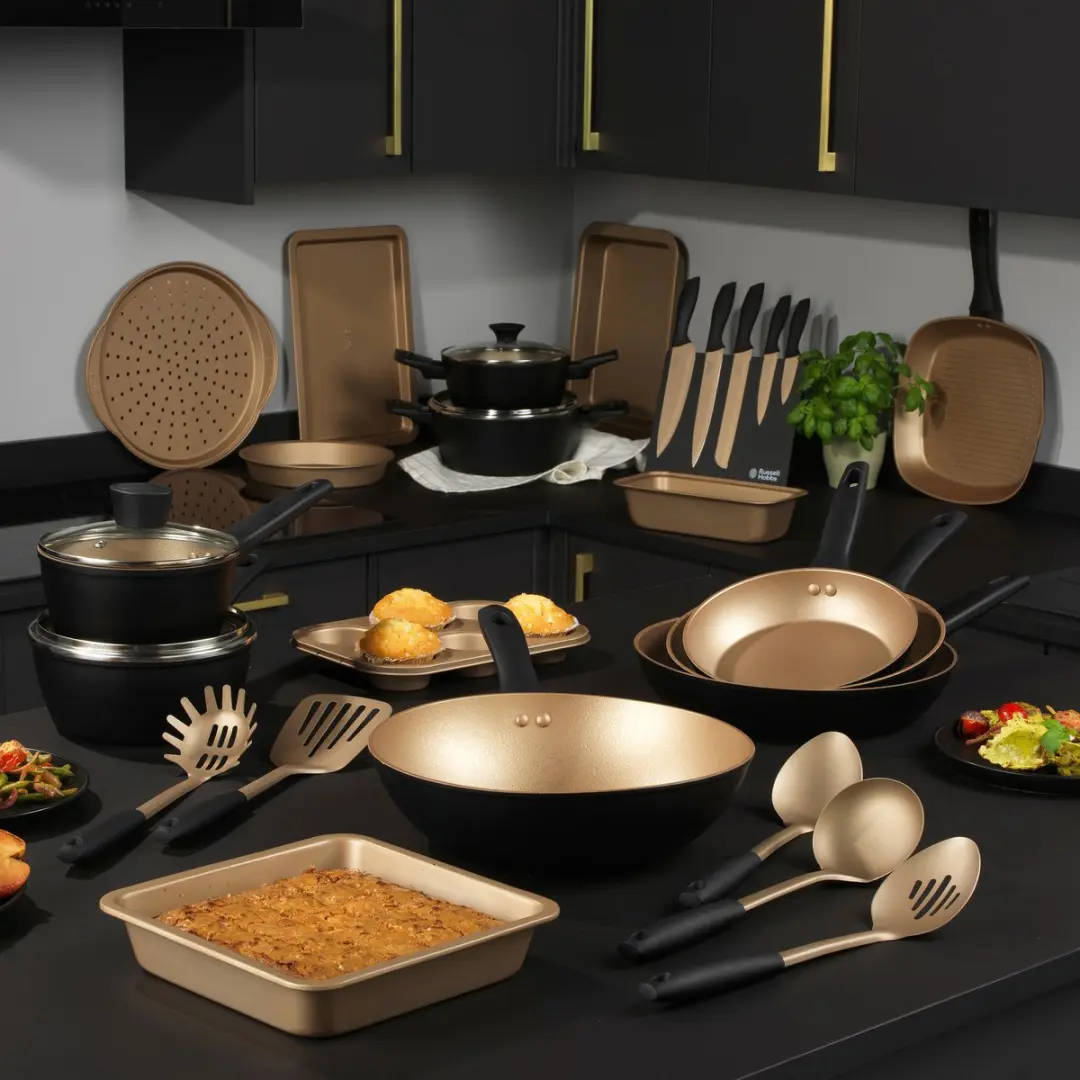 Russell Hobbs Opulence Vierkante Pan 22cm - Goud