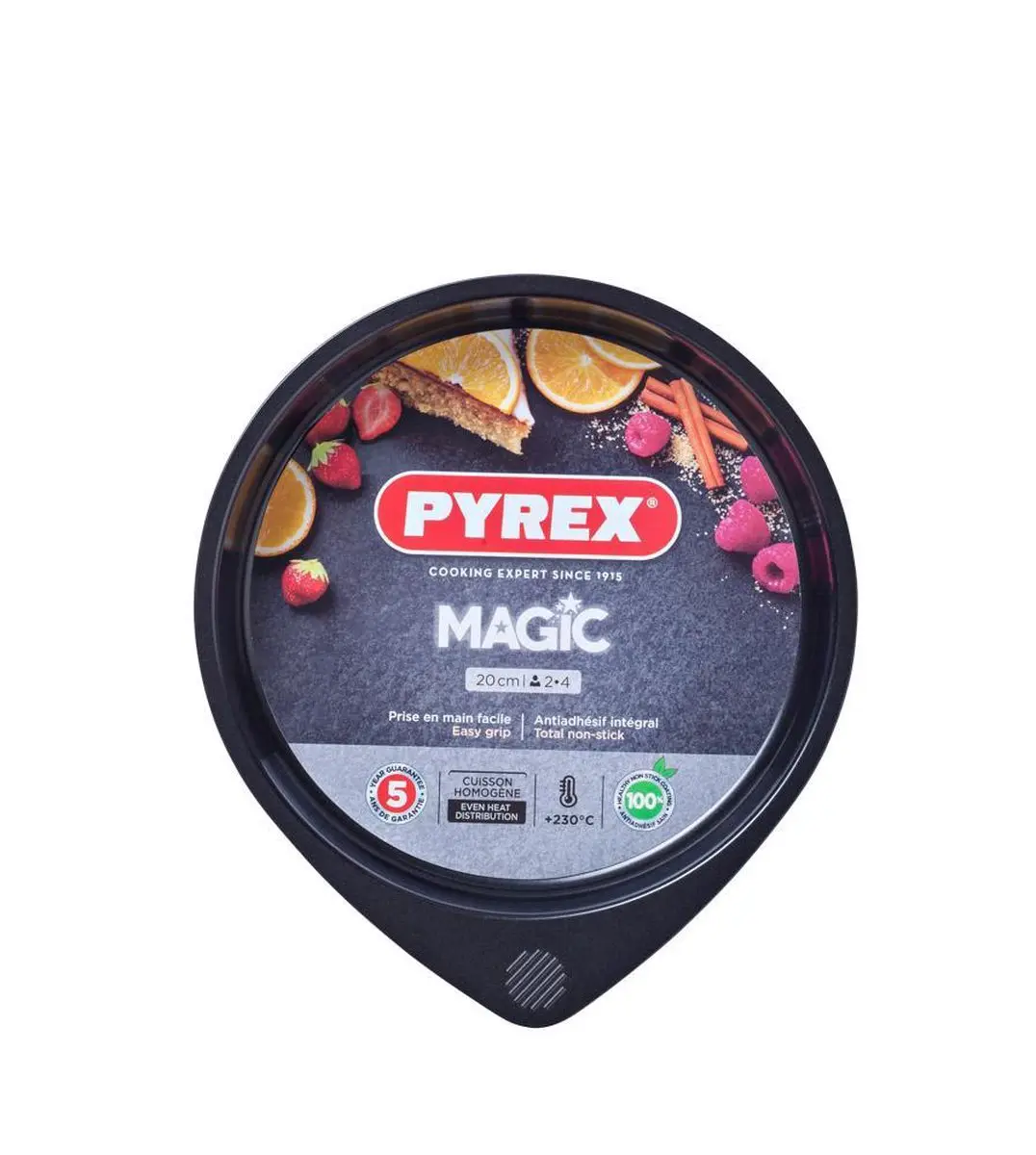 PYREX Magic Bakvorm 20cm - Zwart