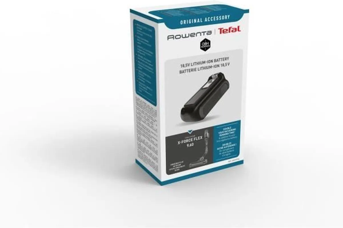Rowenta X-Force Flex 9.60 ZR009704 Stofzuigerbatterij - Lithium-ion - Zwart