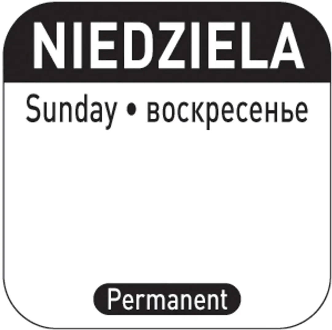 Hendi Voedselveiligheidstickers 1000 Stuks