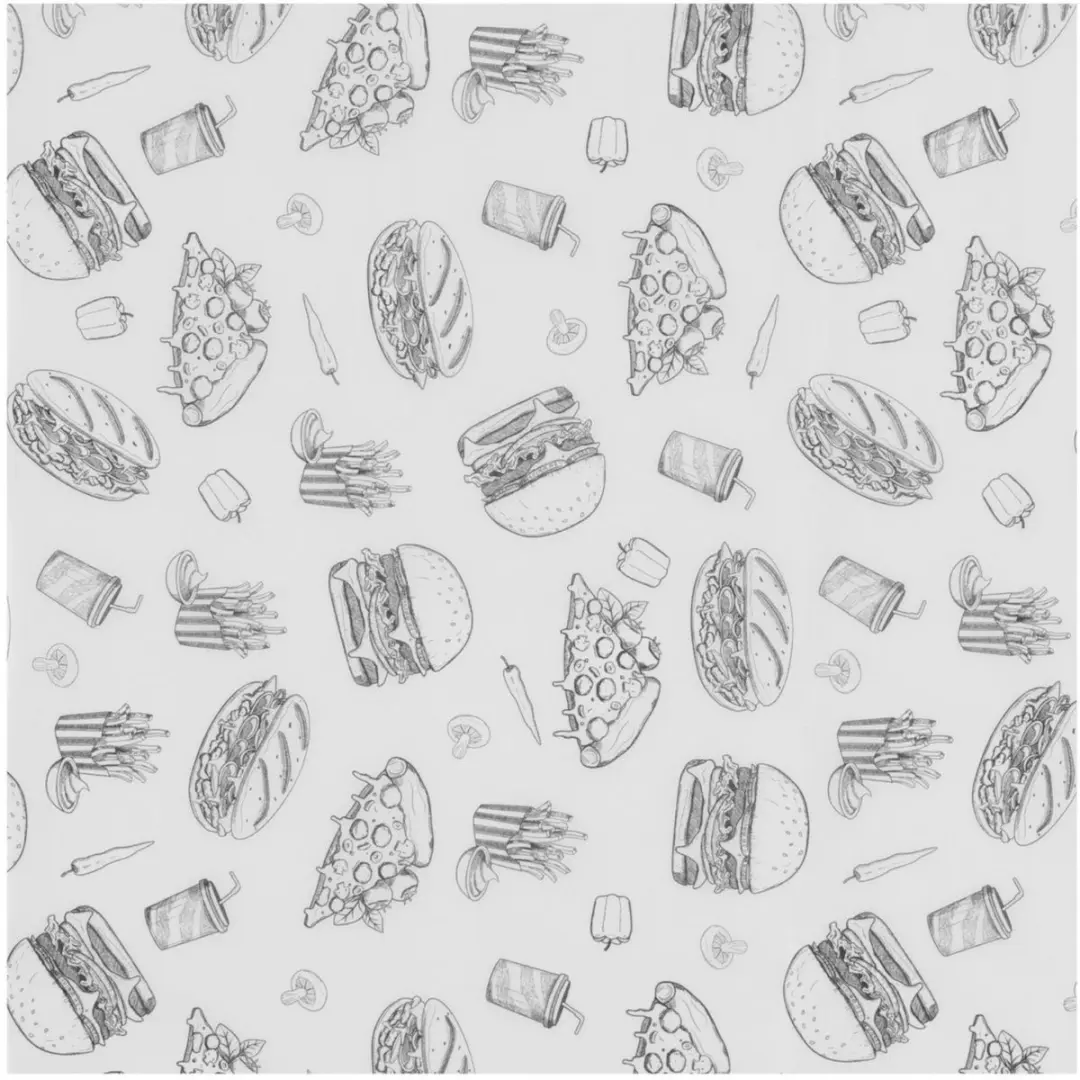 HENDI Vetbestendig Fastfoodpapier 305x305mm - 500 Stuks