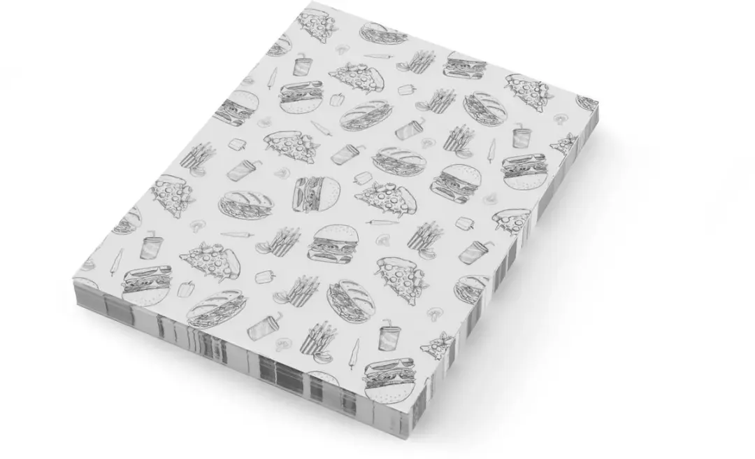 HENDI Vetbestendig Fastfoodpapier 305x305mm - 500 Stuks - afbeelding 6 van 6