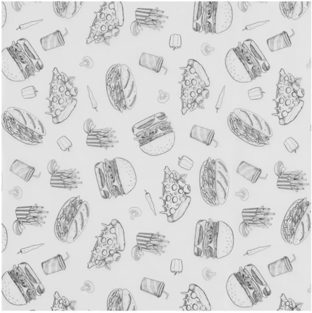 HENDI Vetbestendig Fastfoodpapier 305x305mm - 500 Stuks