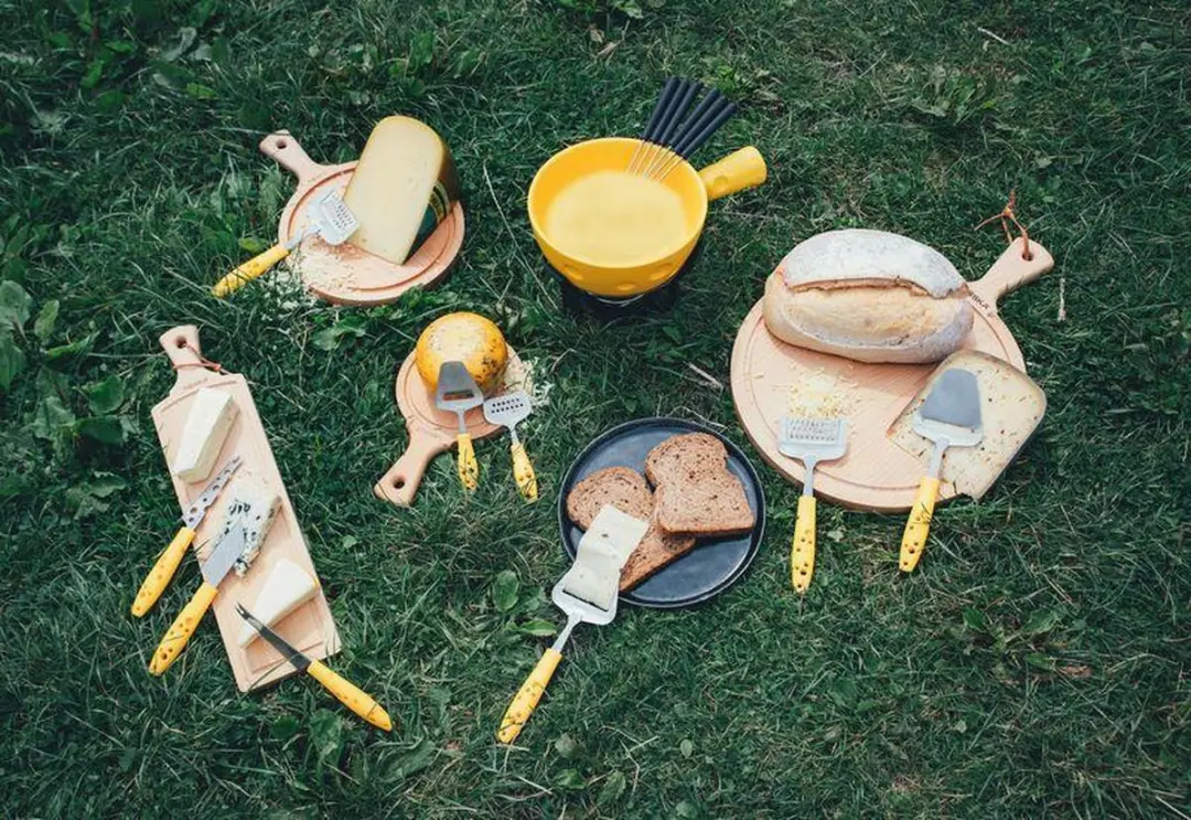 Boska Kaasschaaf Mini Cheesy - Geel/Zilver