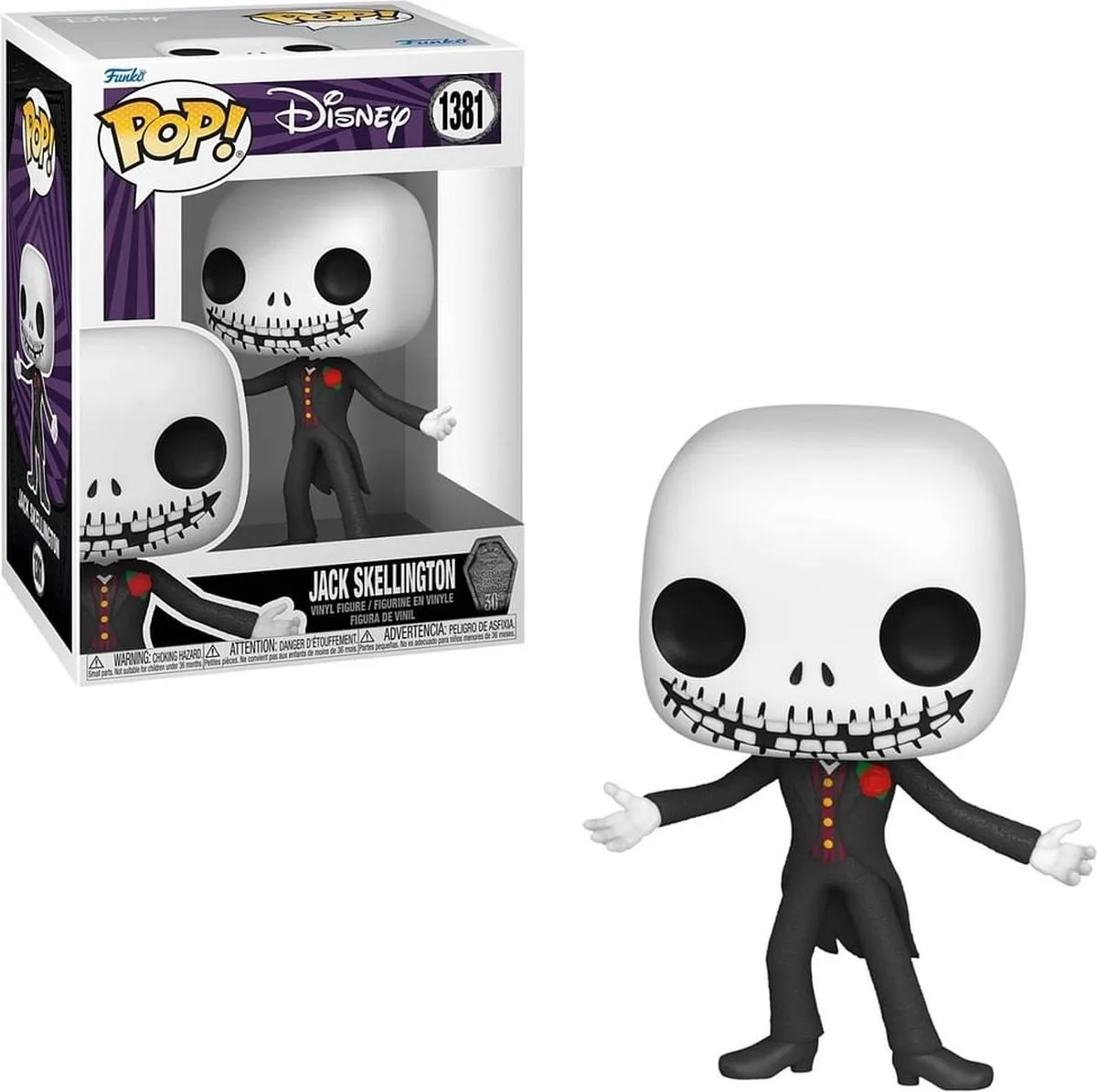 Funko Pop Disney Jack Skellington Black Suit - The Nightmare Before Christmas 1381