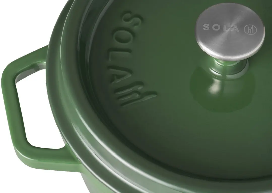 Sola Gietijzeren Braadpan 24cm - Groen