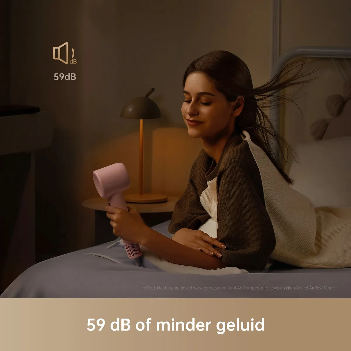 Dreame GLEAM - Haardroger - Snel Drogen - Lichtgewicht - Roze