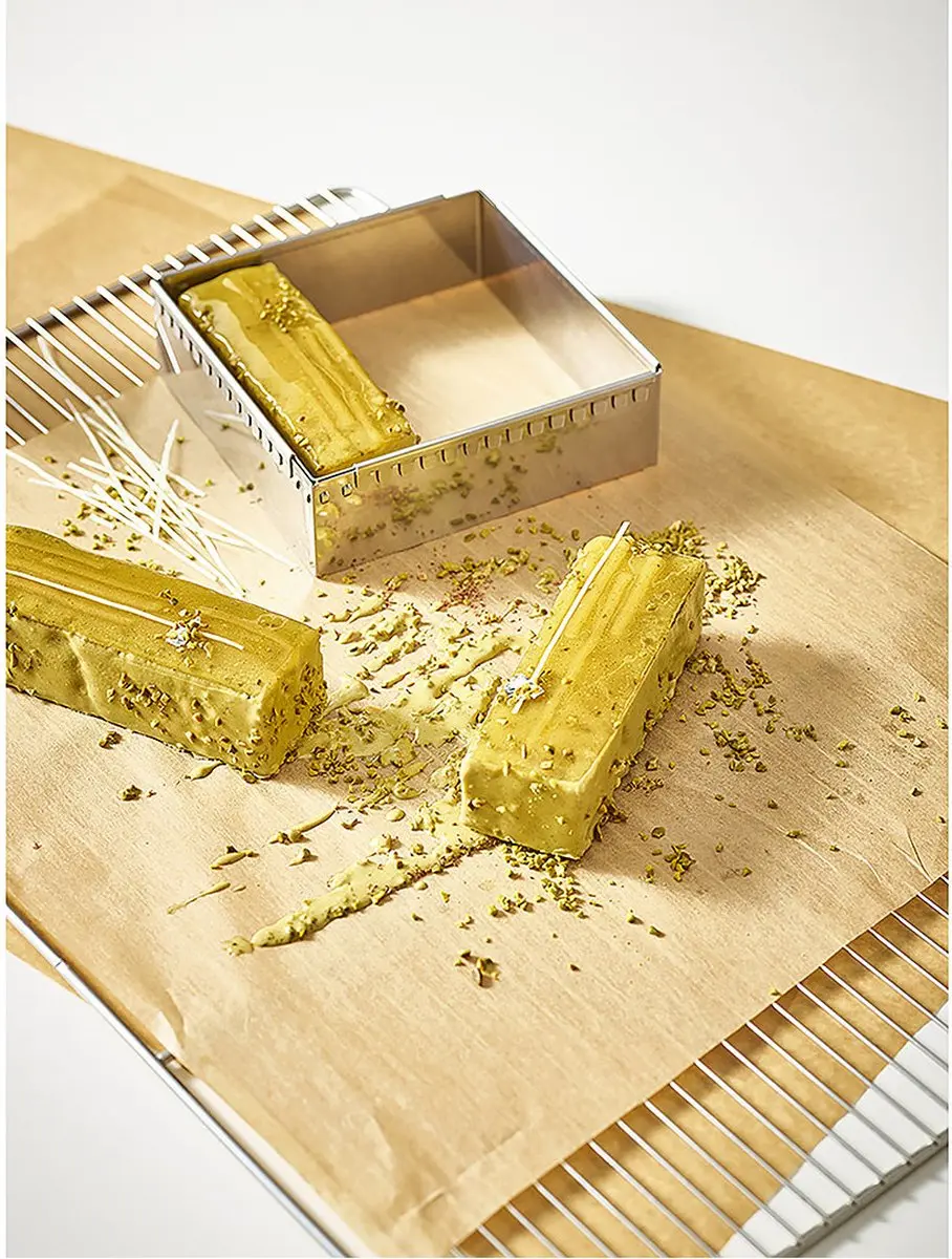 DeBuyer Patisserievorm Vierkant RVS 30-57cm