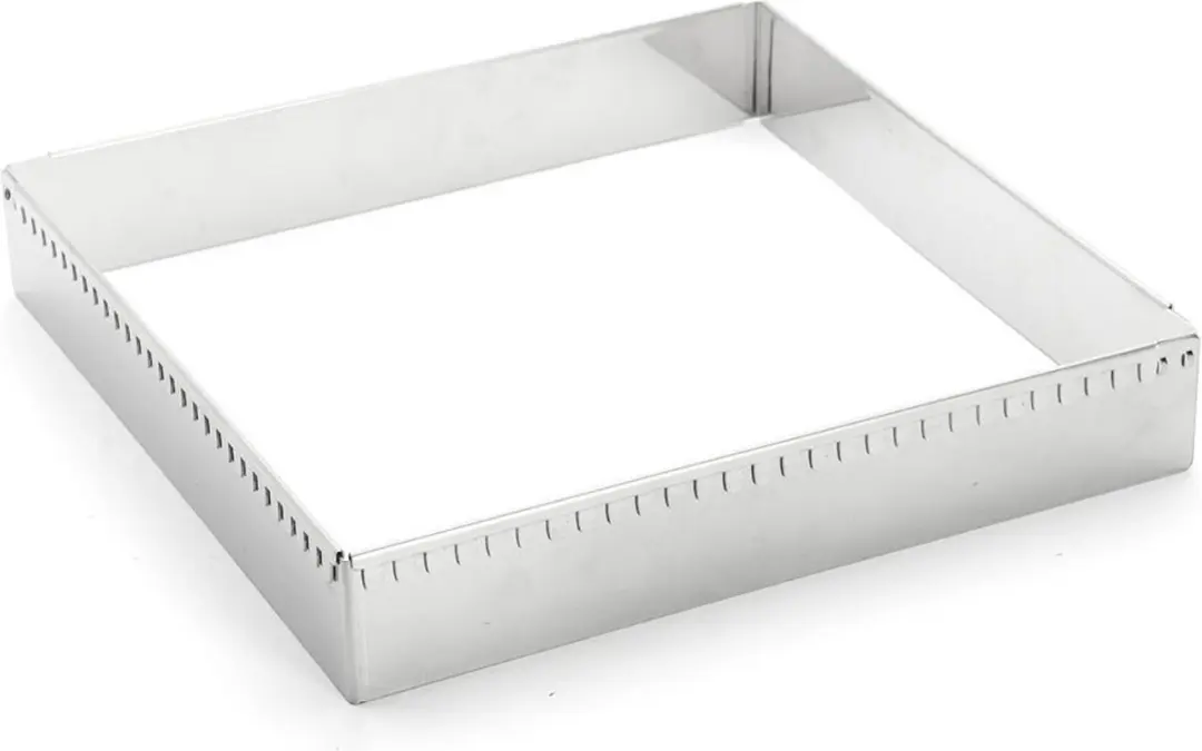 DeBuyer Patisserievorm Vierkant RVS 30-57cm