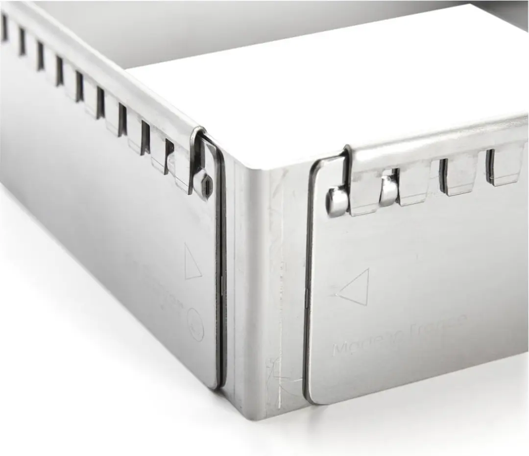 DeBuyer Patisserievorm Vierkant RVS 30-57cm - afbeelding 6 van 6