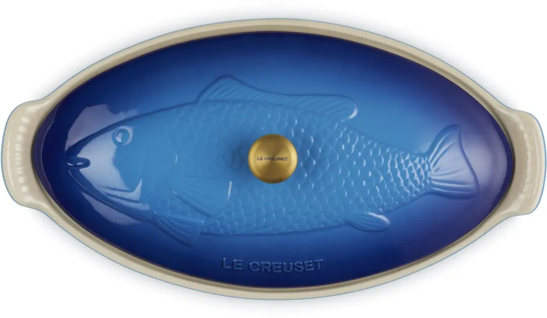 Le Creuset Heritage Ovenschaal Vis Azure