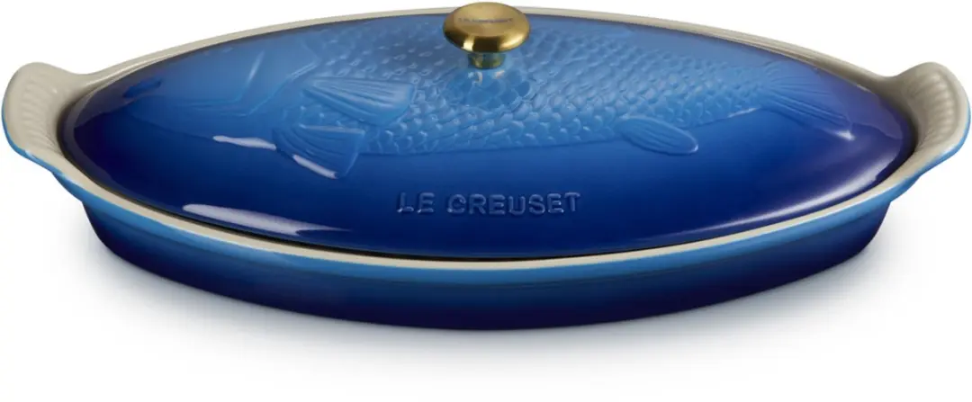 Le Creuset Heritage Ovenschaal Vis Azure - 1600ml