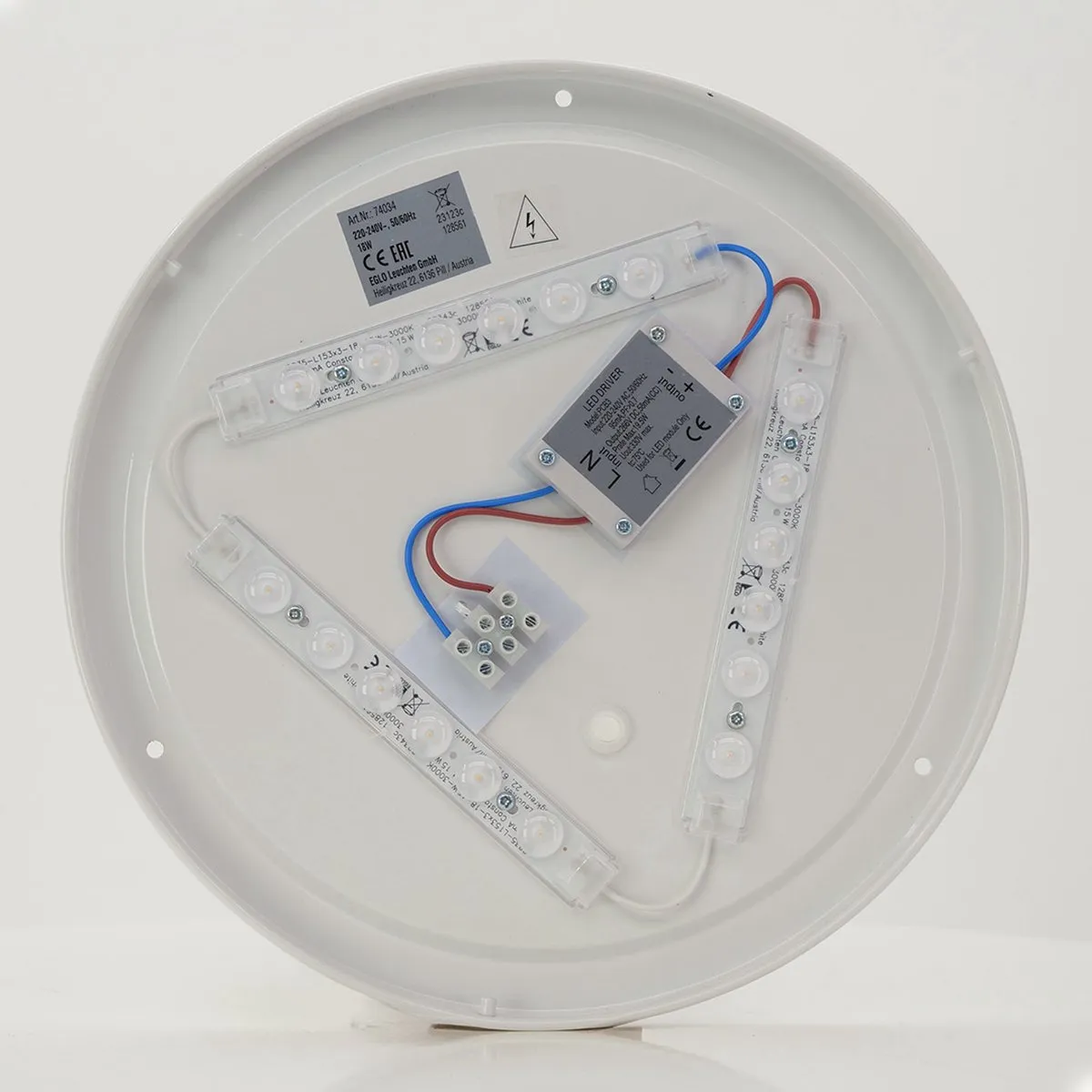 Eglo Pogliola-E Plafondlamp LED Ø31cm - Wit